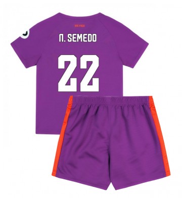 Wolves Nelson Semedo #22 Tredje Kläder Barn 2024-25 Kortärmad (+ Korta byxor)